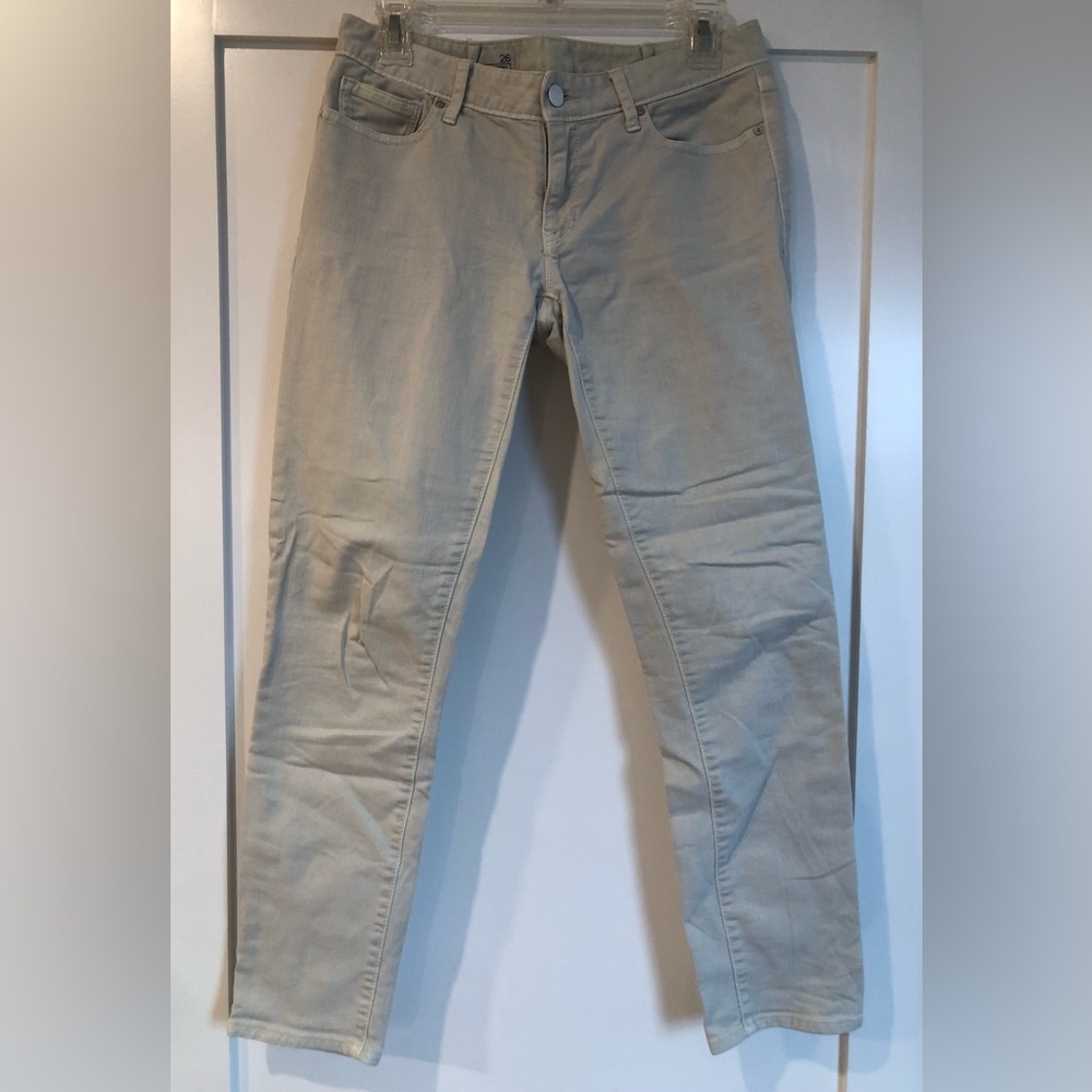 Women’s GAP 1969 Always Skinny straight-leg ankle-length jeans mint (size 26)